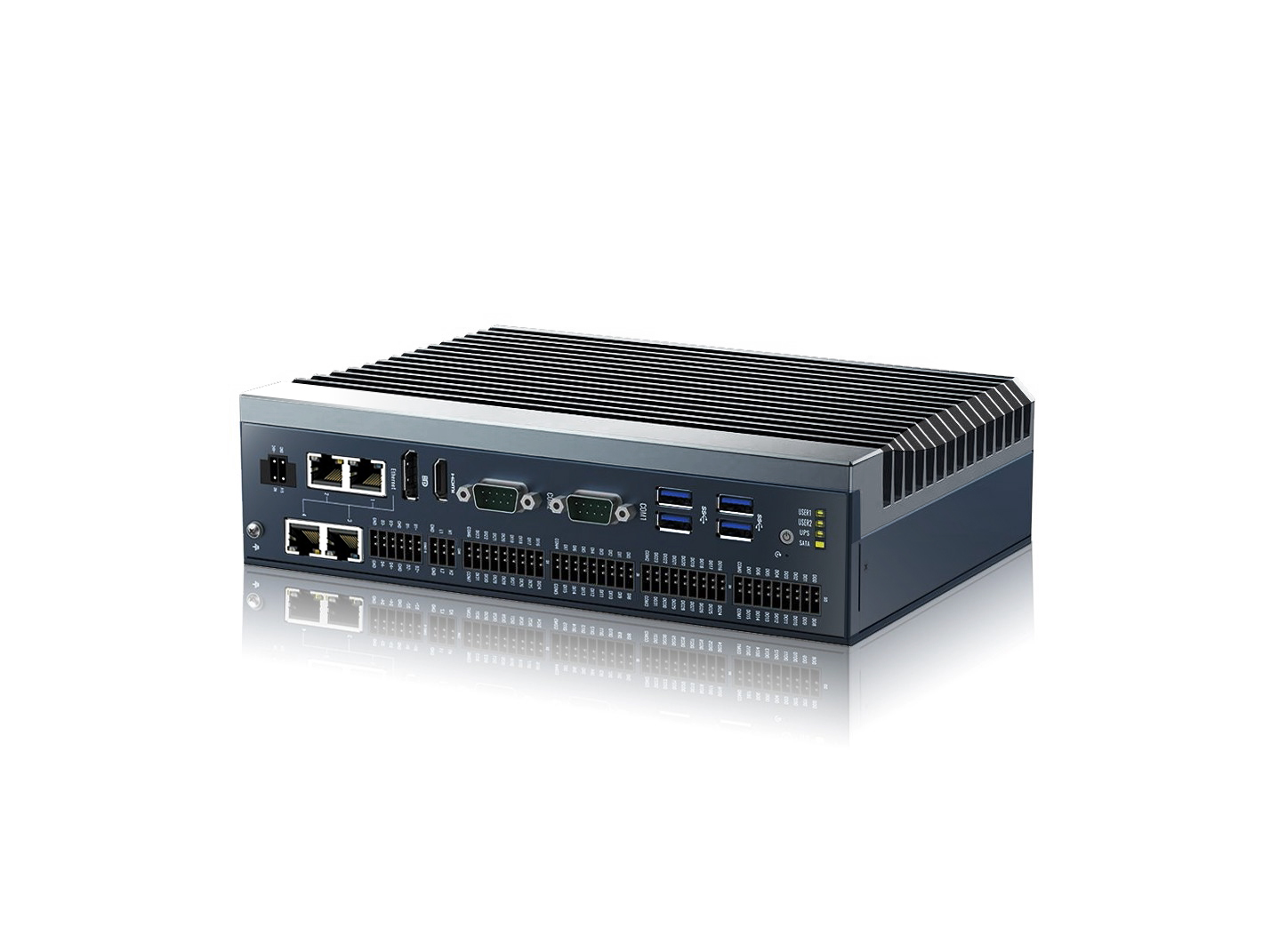 海思11代酷睿工控机4网32路GPIO